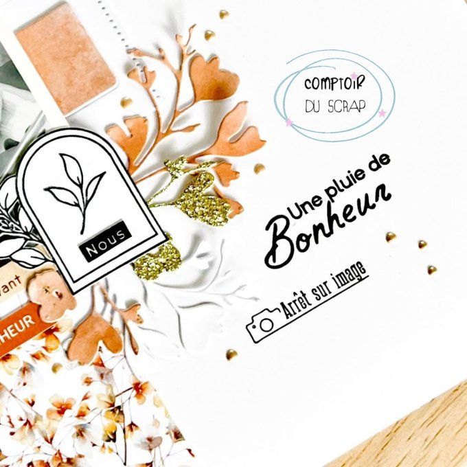 T0926-SA328 Tampons Une pluie de bonheur