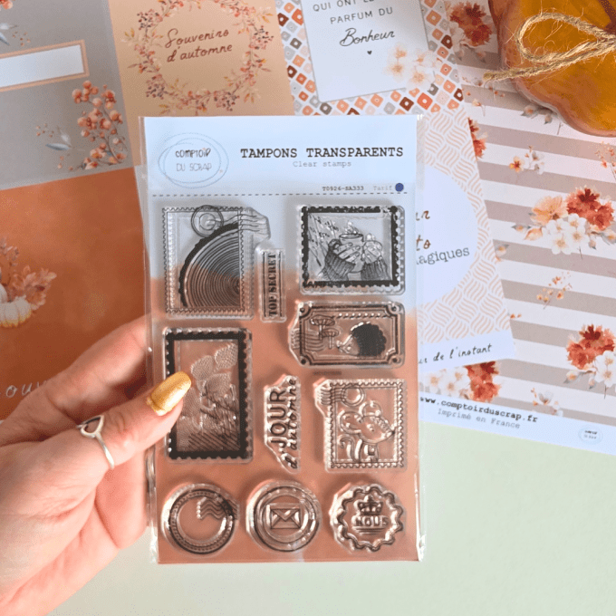T0926-SA333 Tampons Timbres d'automne