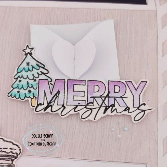 T1025-SA304 Tampons Merry christmas