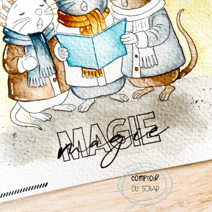 T1025-SA304 Tampons Merry christmas