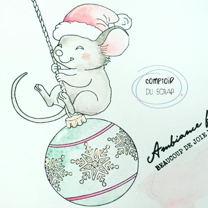 T1025-SA306 Tampons Famille souris