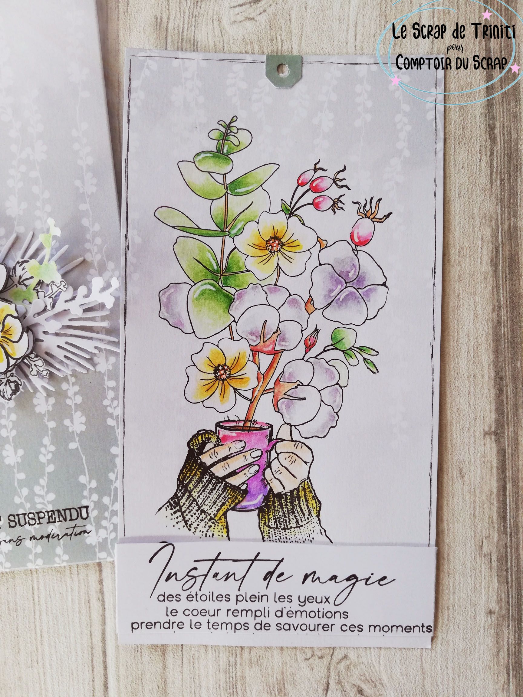 carte instant de magie comptoir du scrap fleurs de saison