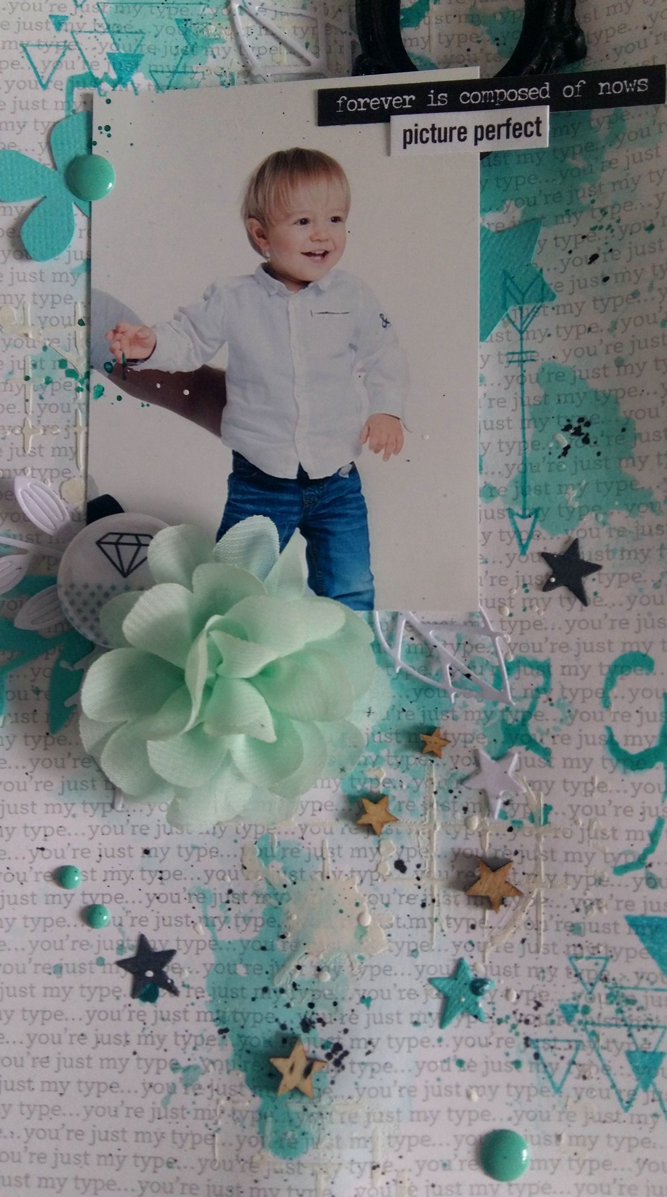 Page réalisée par Liniromam pour Comptoir du scrap